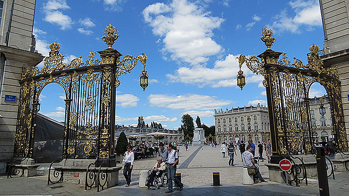 Place Stanislas : les grilles de Jean Lamour par fidber (CC/by/2.0)